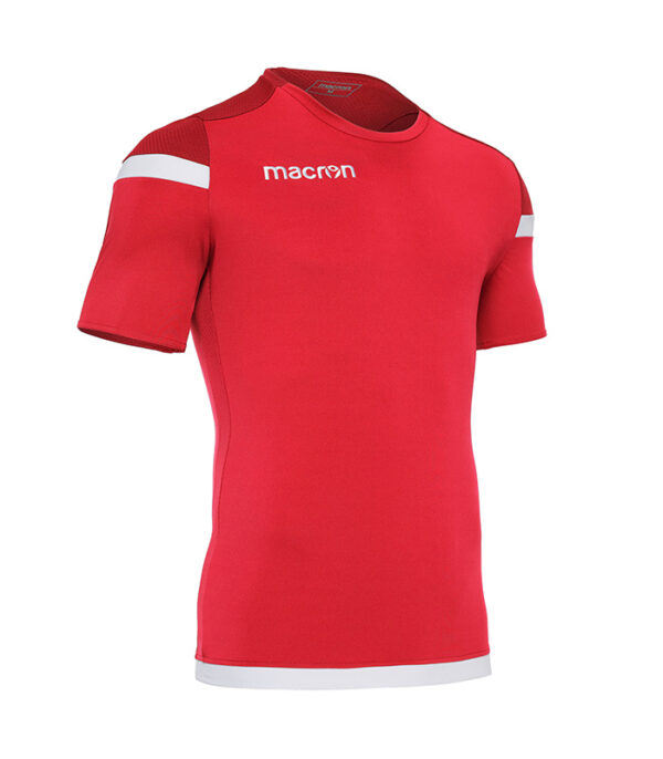 tricou fotbal titan rosu alb