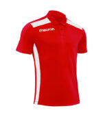 tricou prezentare rosu macron
