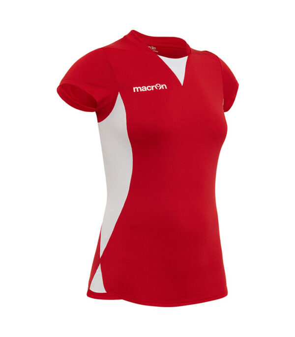 tricou dama volei rosu