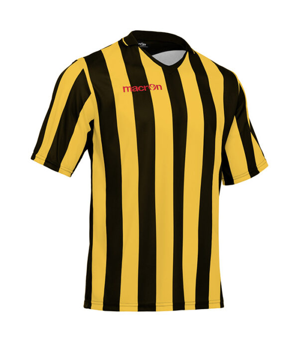 tricou maia galben negru macron