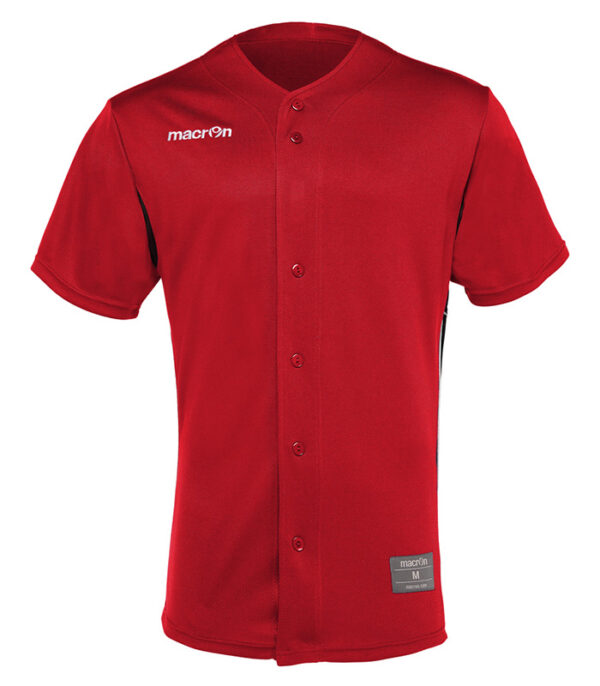 tricou baseball rosu macron defender