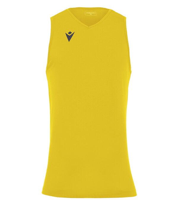 tricou fara maneci macron galben