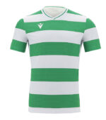 tricou alcyon macron fotbal alb