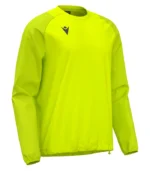 bluza antivant foita antrenament macron drizzle galben neon