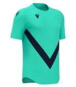 tricou fotbal rugby handbal macron wisp turcoaz