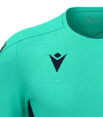tricou fotbal rugby handbal macron wisp turcoaz