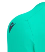 tricou fotbal rugby handbal macron wisp turcoaz