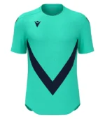 tricou fotbal rugby handbal macron wisp turcoaz