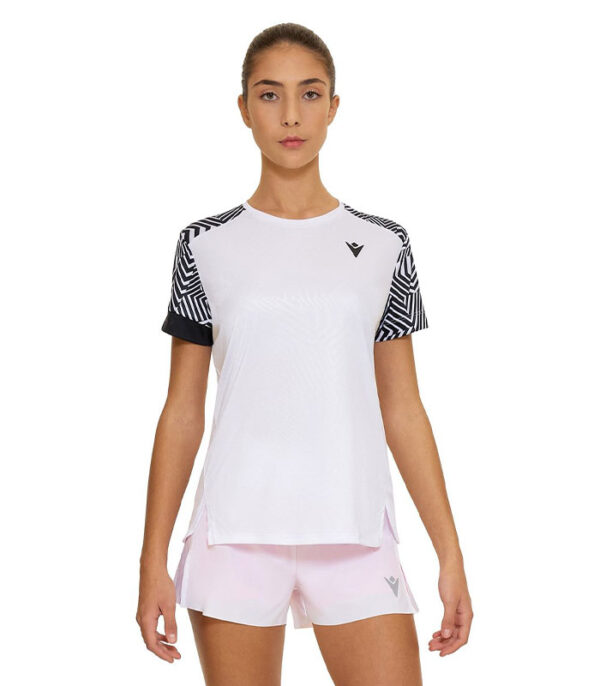 tricou dama padel tenis macron