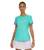 tricou dama padel tenis macron