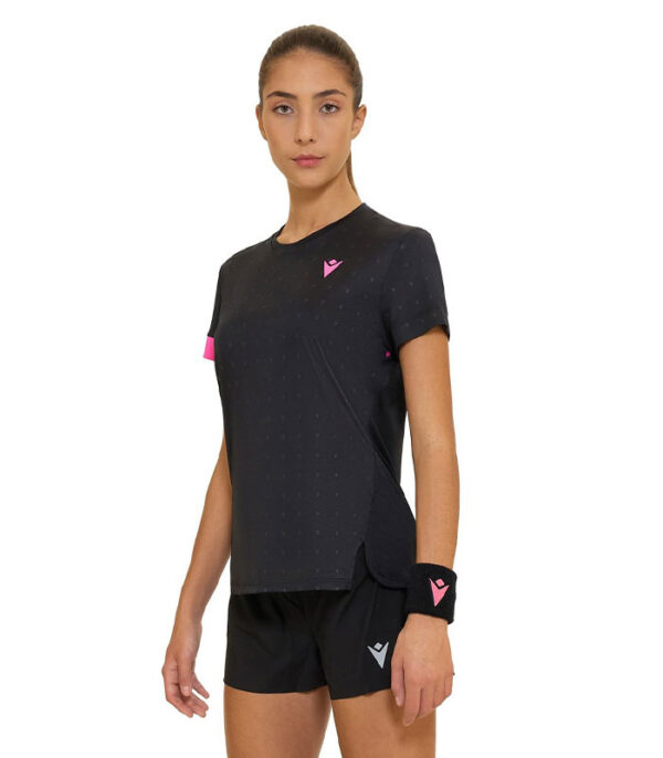 tricou dama padel tenis macron