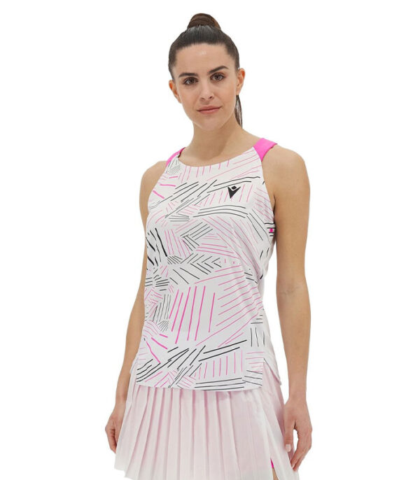 tricou dama padel tenis macron