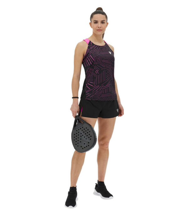 tricou dama padel tenis macron