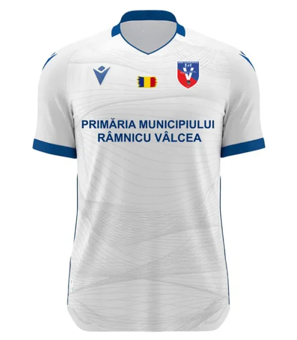 tricou oficial de joc alb albastru scm ramnicu valcea macron
