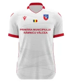 tricou oficial scm ramnicu valcea alb rosu macron