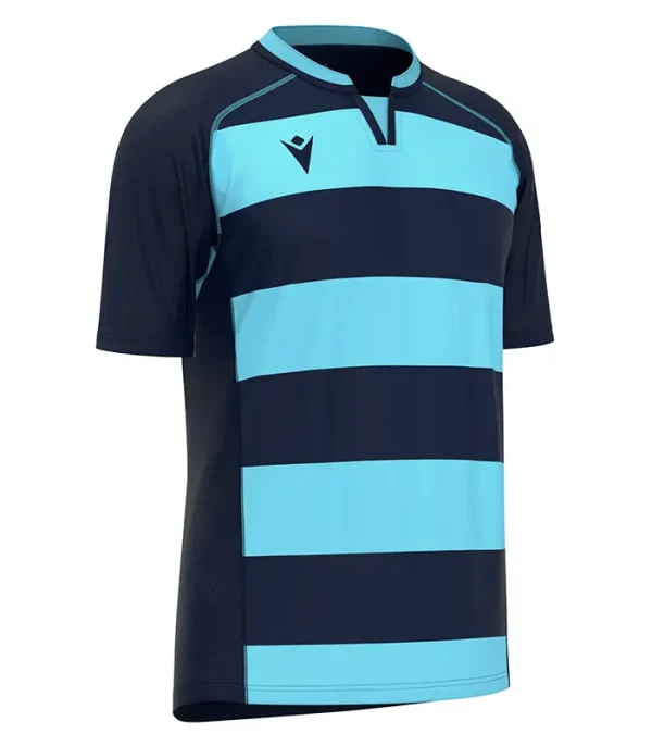 tricou rugby barbati Macron bleumarin