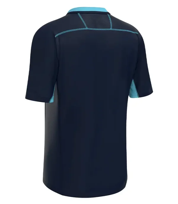 tricou rugby barbati Macron bleumarin