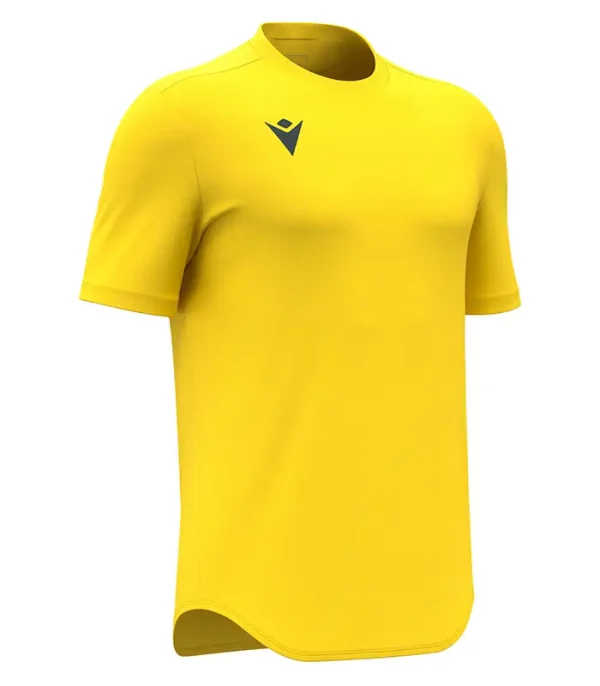 tricou fotbal macron void handbal volei galben