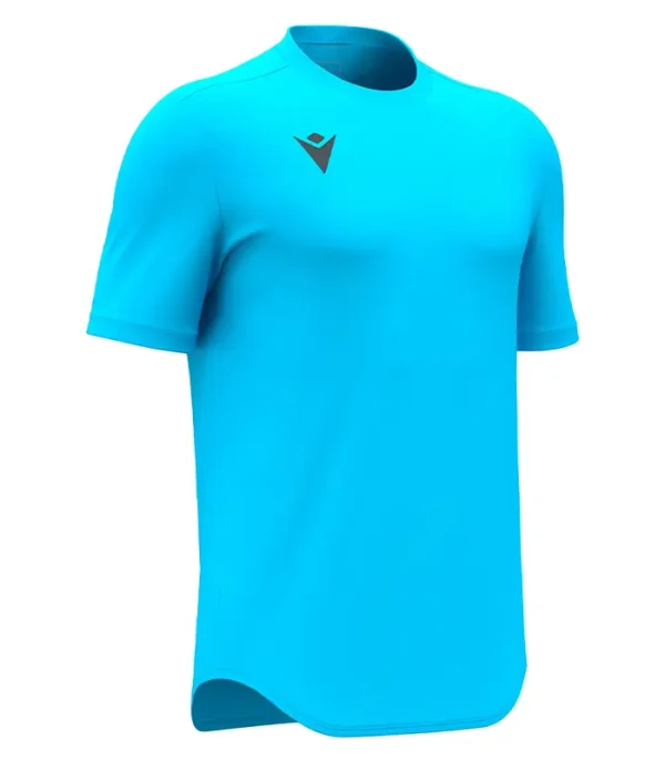 tricou fotbal macron void handbal volei neon sky