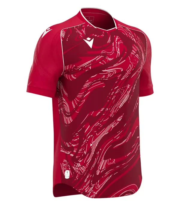 tricou macron fotbal handbal volei rosu