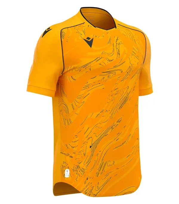 tricou macron fotbal handbal volei galben