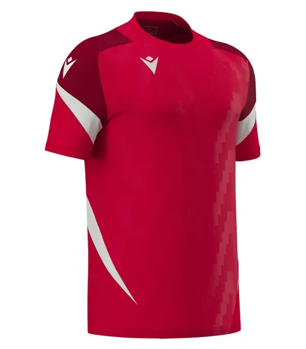 tricou macron fotbal handbal volei rosu